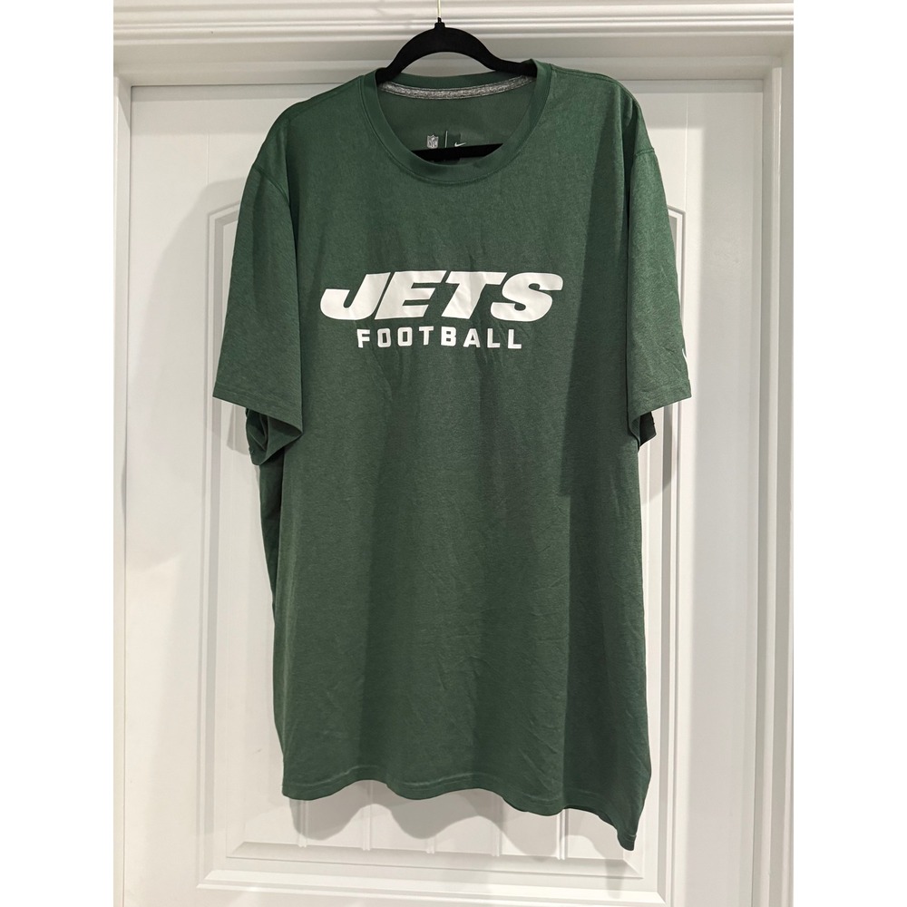 Nike NFL Onfield New York Jets Football Dri-FIT Tee Green Mens 3XL FA120408HBB
